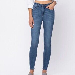 Judy Blue Faribanks High Waist Top Skinny Jeans JB88212 Size 30